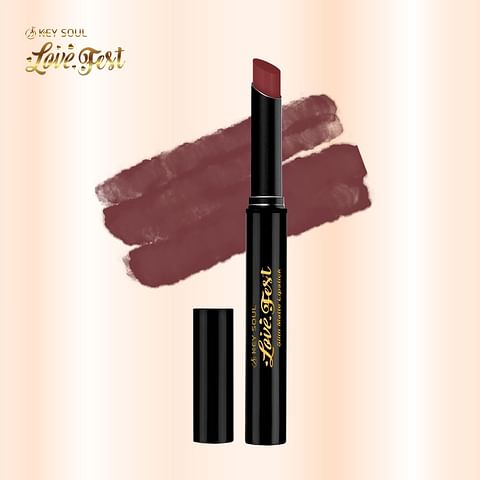 Key Soul Slim Matte Creamy Lipstick, S02 Passion Peel