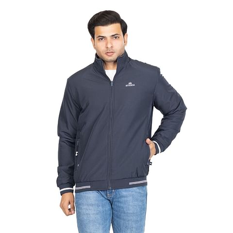 Authenzaa Full Sleeves Jacket FS-JK001, Grey