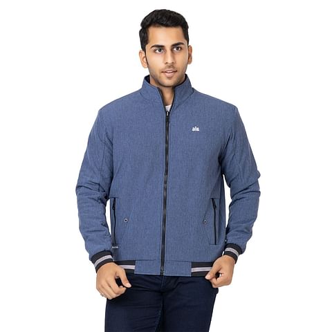 Authenzaa Full Sleeve Jacket -FS-JK003, Navy 