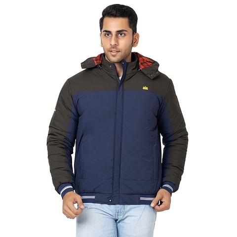 Authenzaa Full Sleeve Jacket -FS-JK006, Navy