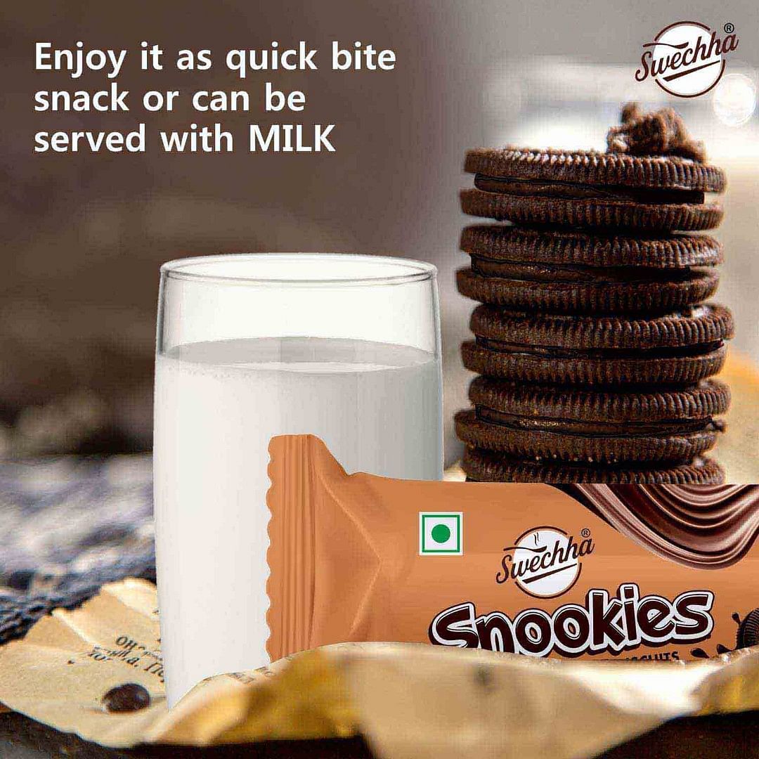 Swechha Snookies Chocolate Cream Biscuit(100 g)