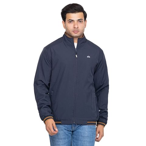 Authenzaa Men Light Weight Jacket JK007, Dark Grey