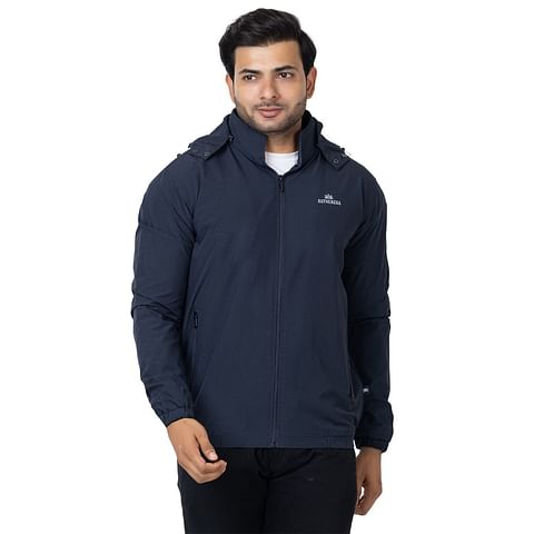 Authenzaa Men Light Weight Jacket JK011, Dark Grey