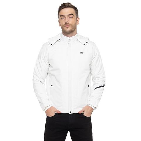 Authenzaa Full Sleeve Jacket FS-JK005, White 