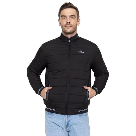 Authenzaa Full Sleeve Jacket  FS-JK007, Black 
