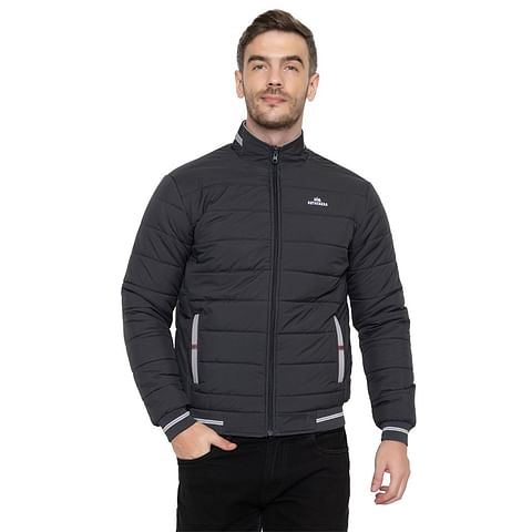 Authenzaa Full Sleeve Jacket FS-JK007, Dark Grey