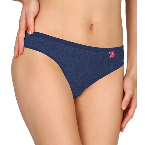 Wmn Panty-KS040-Melange Blue