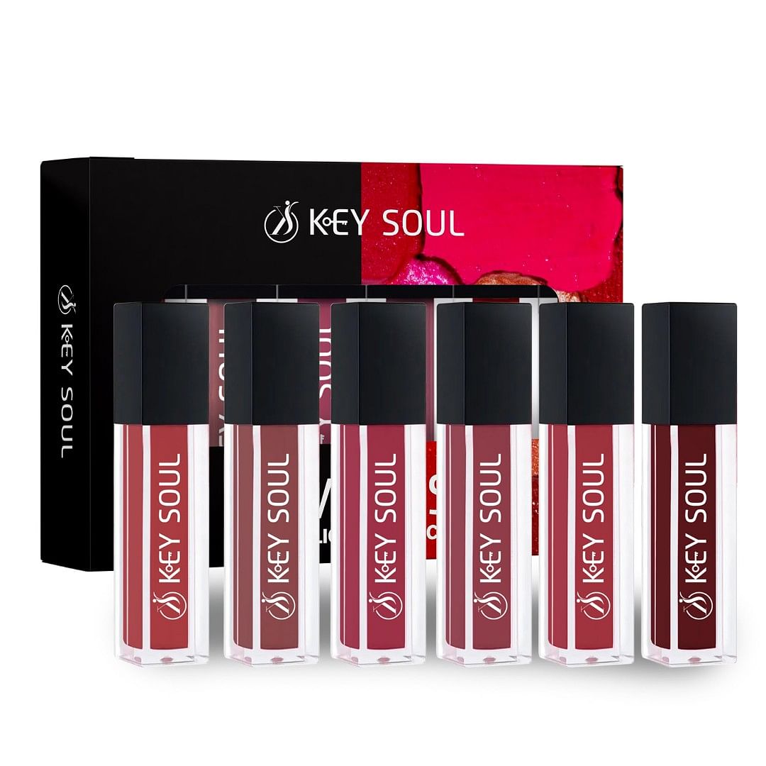 Key Soul Mini Liquid Lipstick Set, Set of 6 shades 