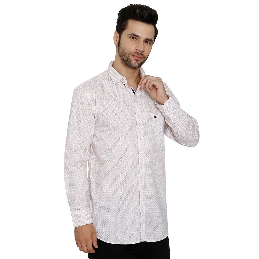 Authenzaa Men Casual Shirt ATZ-29, Pink