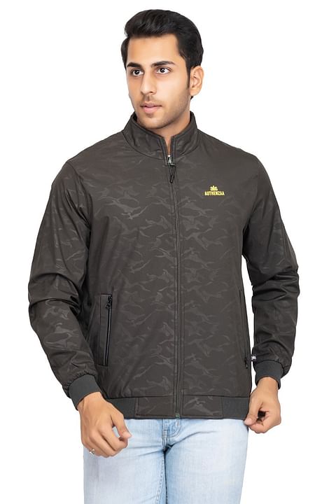 Authenzaa Men Light Weight Jacket JK008, Olive 
