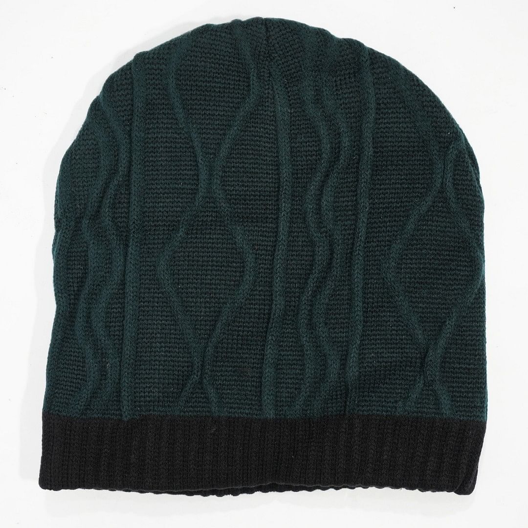 Authenzaa Men Winter Cap CAP0064, Navy