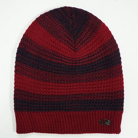 Authenzaa Men Winter Cap CAP0064, RED