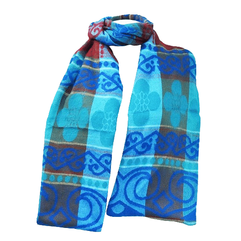 Authenzaa Women Shawl-0042,Multi Blue