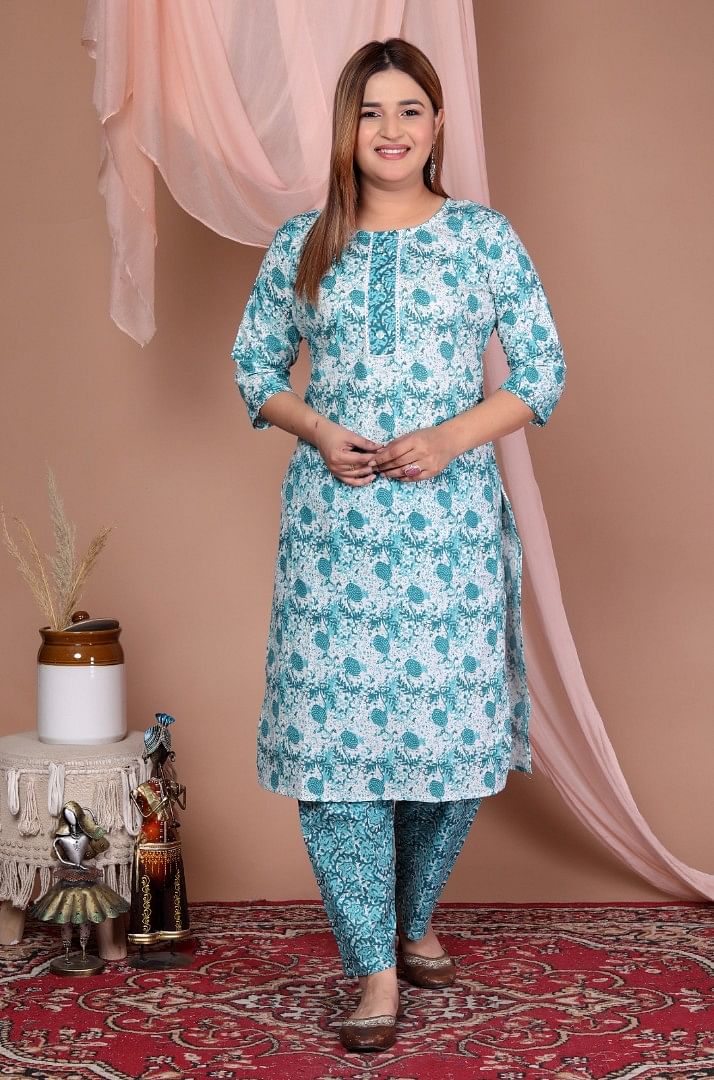 WOMEN FASHION KURTI-KST030, GREEN
