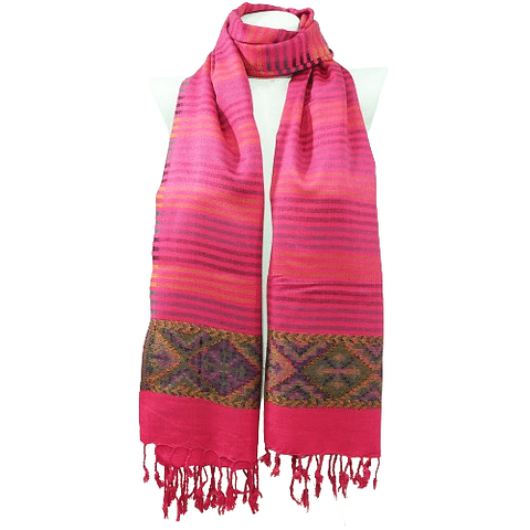 Authenzaa Women Shawl-ST1002, Pink