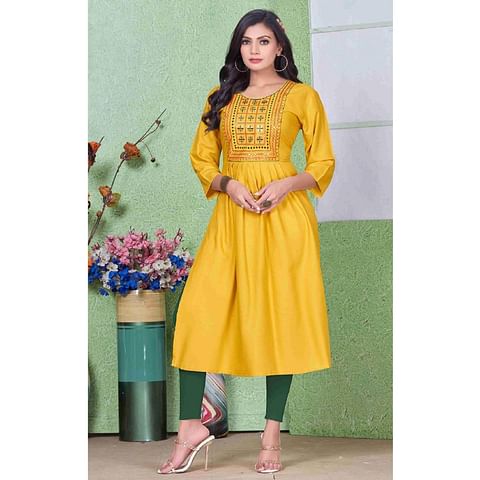WMNFASHIONKURTI-KRT080,YELLOW
