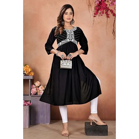 WMNFASHIONKURTI-KRT081,BLACK