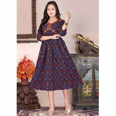 WMNFASHIONKURTI-KRT082,ORANGE