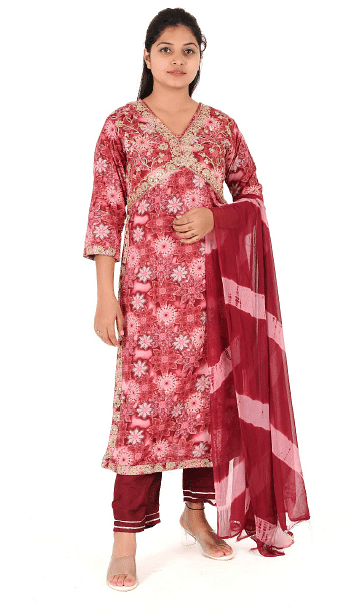 WMN FASHION KURTI-KST038, PINK
