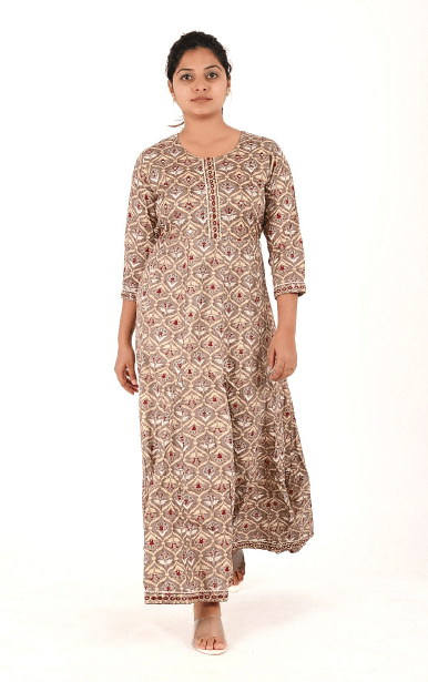 WMN FASHION KURTI-KRT090, LILAC