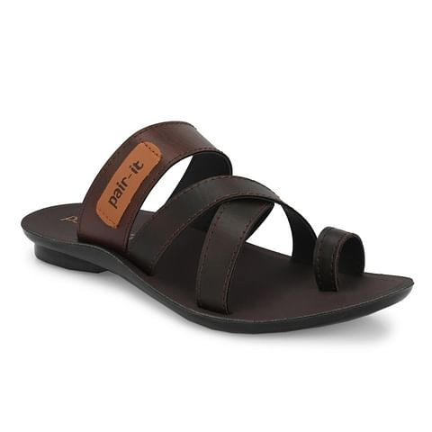 Pair-it-Men PU Slipper DICTION084 Brown
