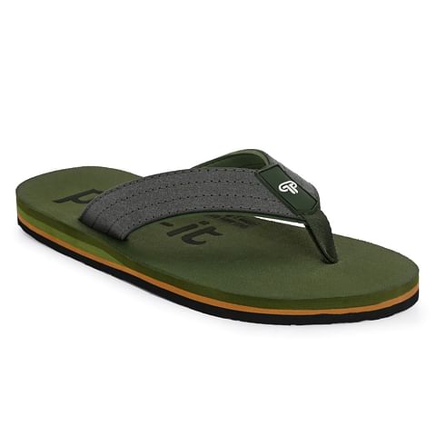 Pair-it-Men Fabrication Slipper RX-Mn-FlipFlop028 Olive