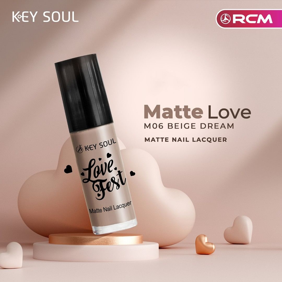 Key Soul Matte Nail Paint (7ml) - M06 Beige Dream