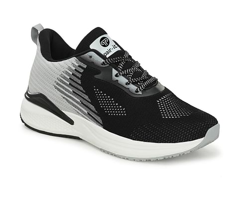 Pair-it-Men Elite Sport Shoes LZ-Sports038 Black/Grey