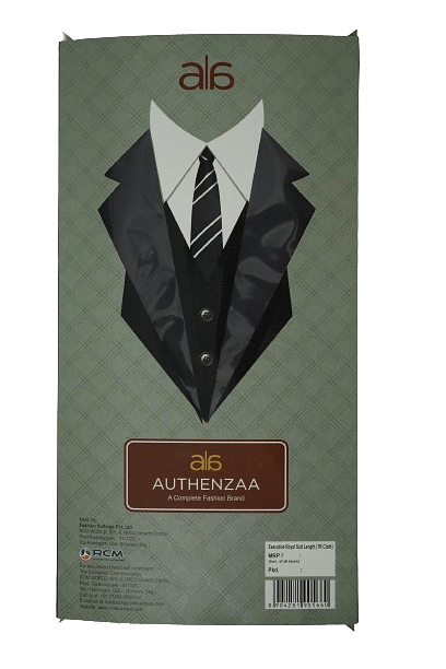 Authenzaa Men Royal Suit Length Fabric-EXE001,Maroon