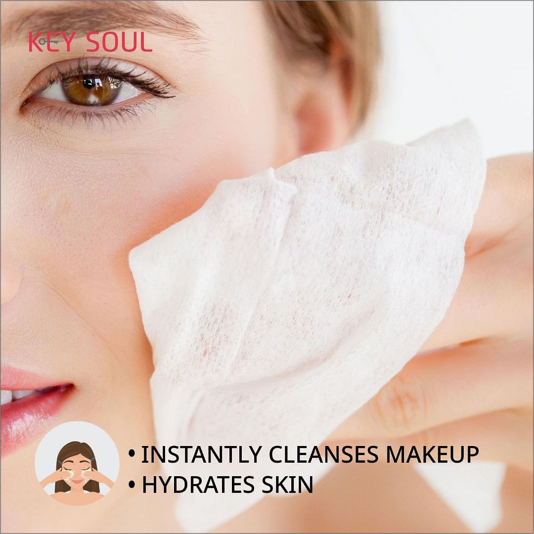 Key Soul Make Up Remover Wipes (25 Wipes)