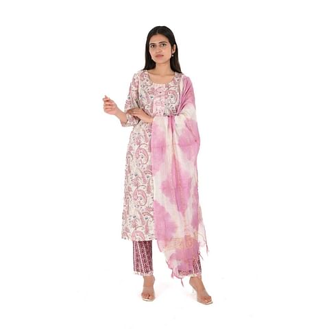 WMN FASHION KURTI-KST046, PINK