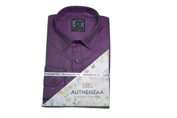Authenzaa New Choice Formal Shirt WF001,Wine