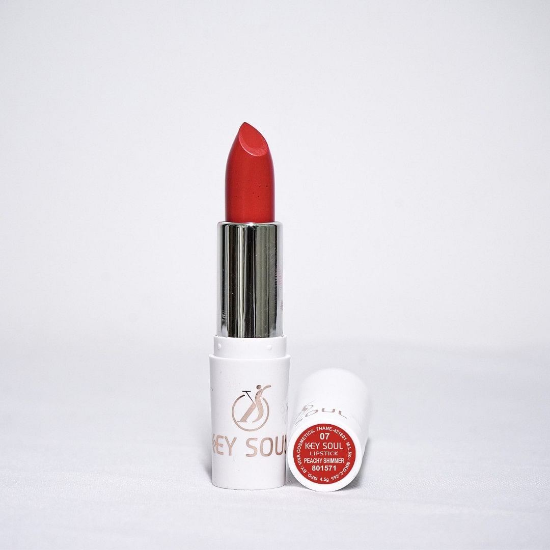 Key Soul Peachy Shimmer Lipstick (07)