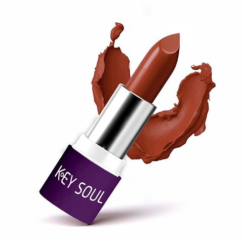 Key Soul Long Lasting Matte Lipstick, N06 Brick Brown