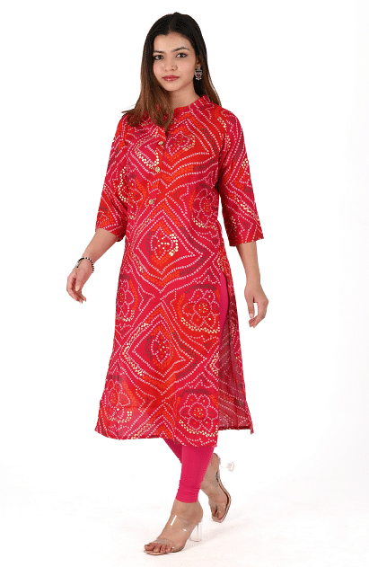 Authenzaa Women Fashion Kurti SFKRT109 PINK