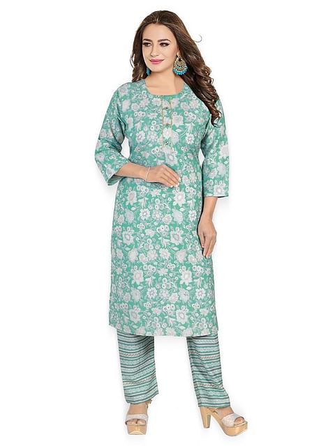 Authenzaa Women Fashion Kurti SFKST053 I BLUE