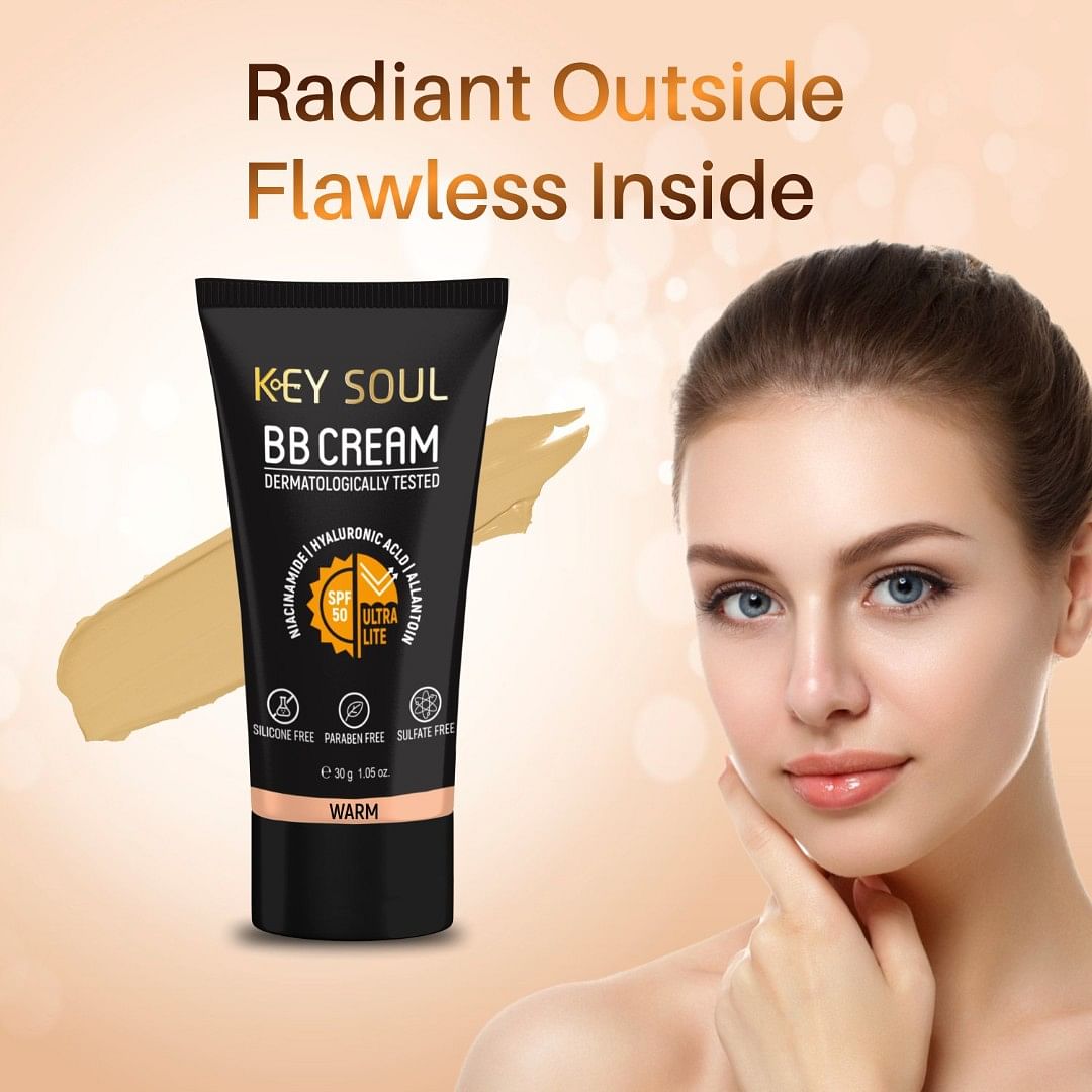 Key Soul BB Cream SPF 50+ (30 gm) - 01 Warm Shade 