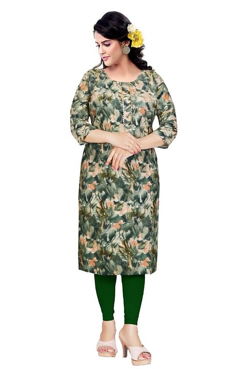 Authenzaa Women Fashion Kurti SFKRT112 Green