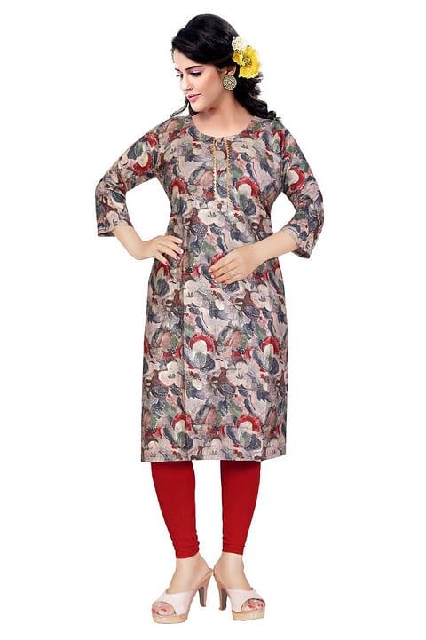 Authenzaa Women Fashion Kurti SFKRT112 Multi