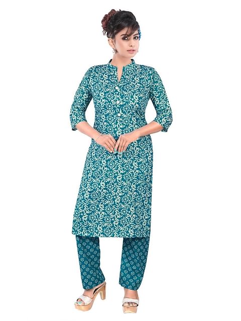 Authenzaa Women Fashion Kurti SFKST060 Rama