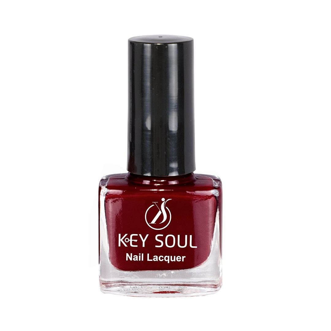 Key Soul Glossy Nail Paint (5ml) - Ruby Burst