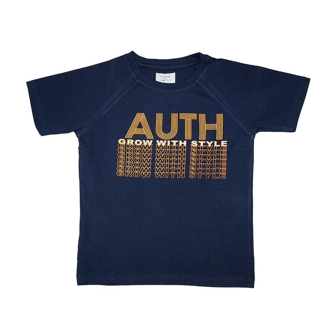 Authenzaa Boy Printed T-Shirt HSPRT01, Royal Blue 