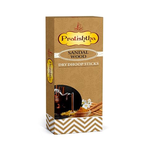 Pratishtha Sandalwood Dry Dhoop Sticks
