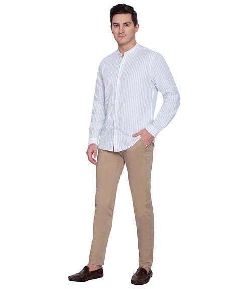 Authenzaa Men Chinos Casual Trouser CT4S001 Beige