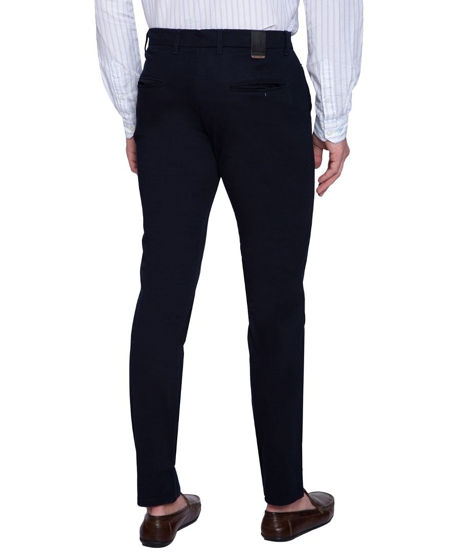 Authenzaa Men Chinos Casual Trouser CT4S001 Navy