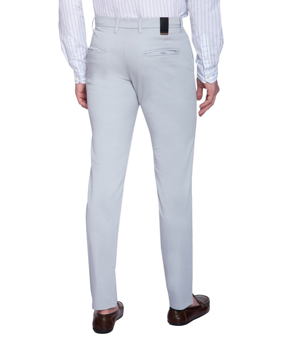 Authenzaa Men Chinos Casual Trouser CT4S001 Sky Blue
