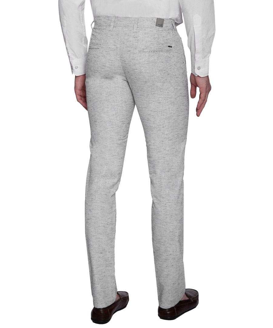 Authenzaa Men Casual Cotton Trouser CS-FS-0012, Navy