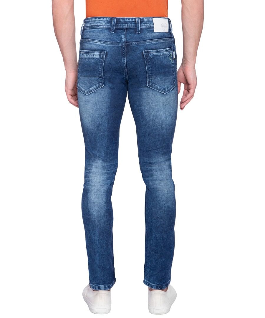 Authenzaa Men Truefit Jeans TFJ4S001 Dark Blue 