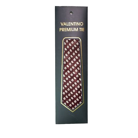 Authenzaa Valentino Premium Tie   FR-VT1014, Brown