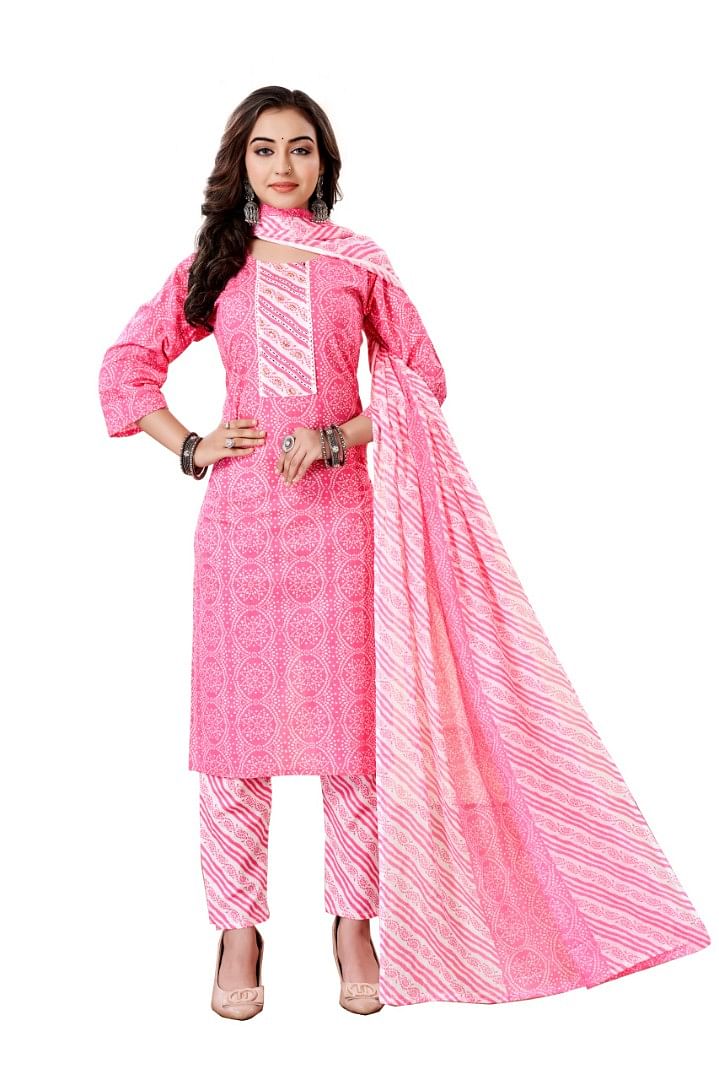 Authenzaa Women Fashion Kurti SFKST063 Pink
